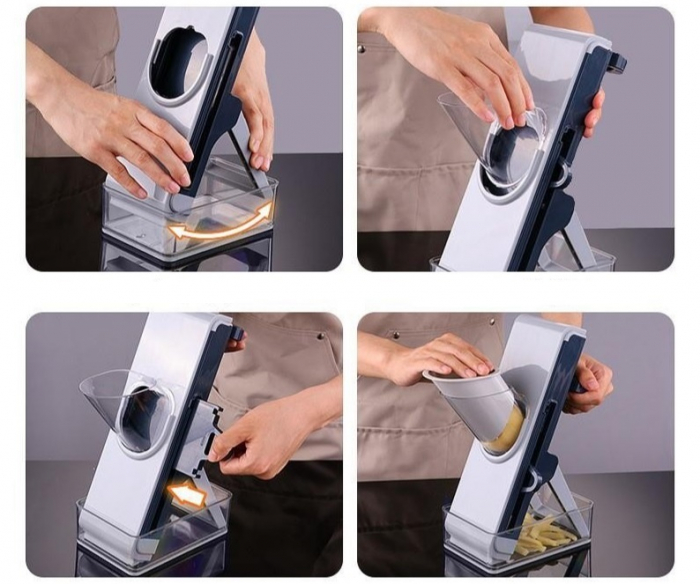 Feliator și răzătoare multifuncțională pentru legume, dispozitiv profesional de bucătărie [7]