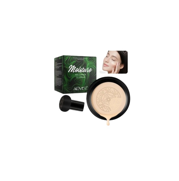 Fond de ten Aliver Air Cushion CC Cream, culoare naturala, 100g [3]