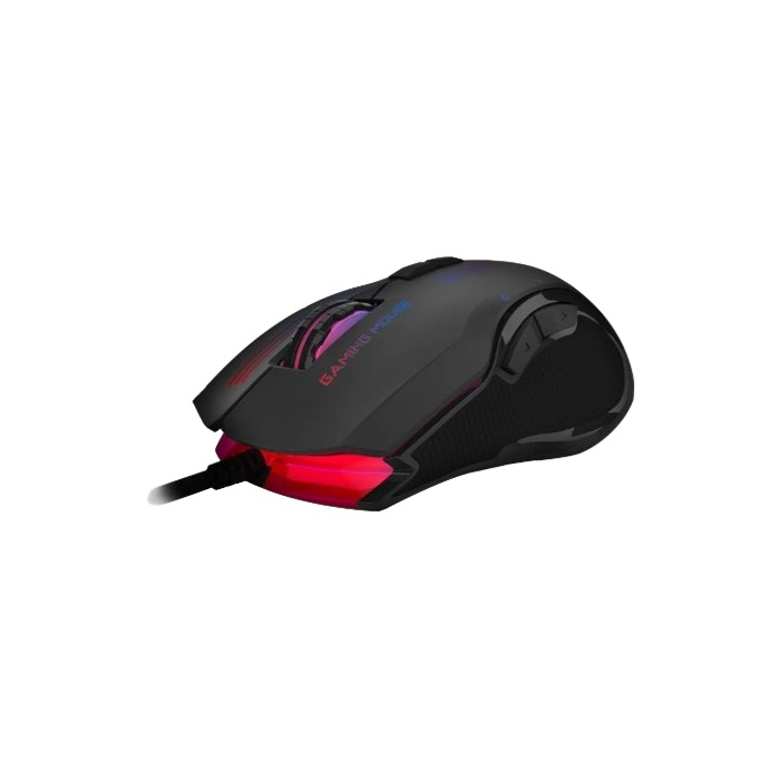 Mouse gaming GX38, optic, 6 butoane programabile, ergonomic, cu fir, 7200 dpi, acceleratie 20G, ambidextru RGB, USB2.0, negru [6]