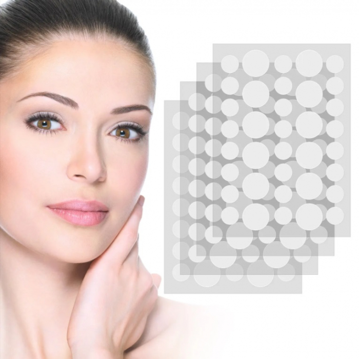 Plasturi Elaimei pentru indepartarea fara durere si cicatrici a alunitelor, negilor si acneei, hraneste, regenereaza pielea, 144 plasturi [6]