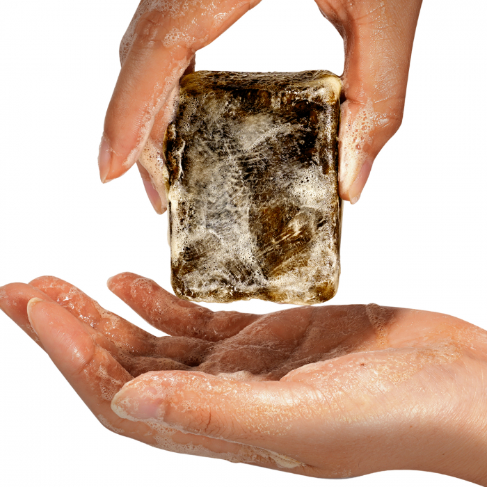 Sapun Elaimei lucrat manual, pentru luminare, reduce petele intunecate, imperfecțiunile și acneea, tratament organic, hidrateaza, hraneste  și curata tenul, 100g [9]