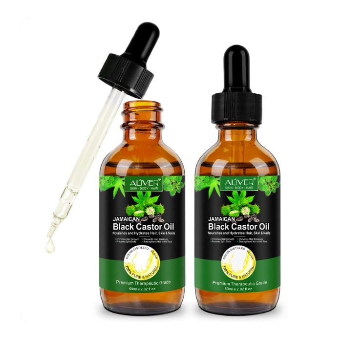 Ulei esential de ricin, Aliver, stimulează creșterea, întărește si previne ruperea părului, previne vârfurile despicate,hraneste, hidrateza parul, pielea si unghiile, 60ml [5]