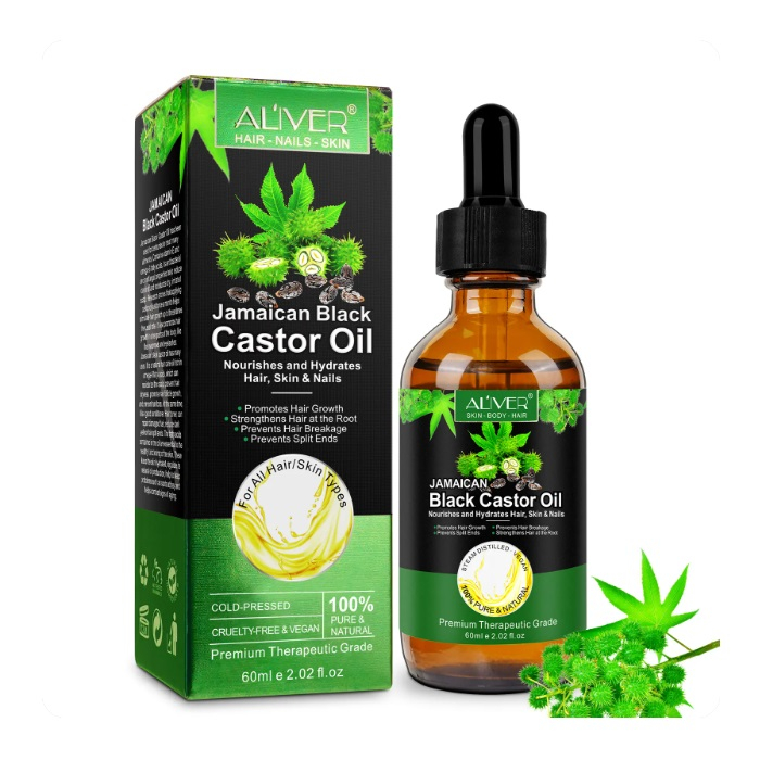 Ulei esential de ricin, Aliver, stimulează creșterea, întărește si previne ruperea părului, previne vârfurile despicate,hraneste, hidrateza parul, pielea si unghiile, 60ml [4]