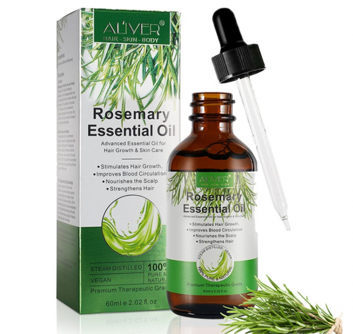 Ulei esential de rozmarin, Aliver, aromaterapie, echilibru hormonal, imbunatatirea circulatiei sangelui, ingrijirea parului, 60ml [6]