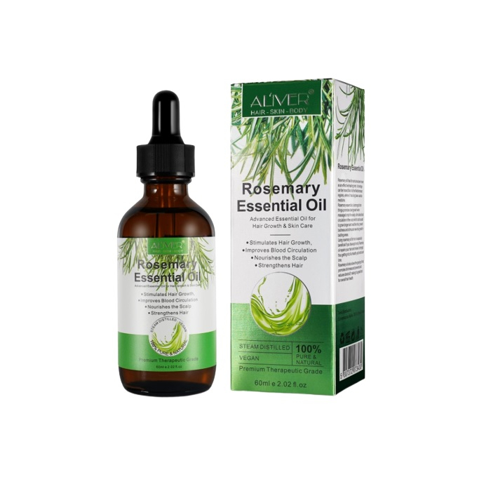 Ulei esential de rozmarin, Aliver, aromaterapie, echilibru hormonal, imbunatatirea circulatiei sangelui, ingrijirea parului, 60ml [3]