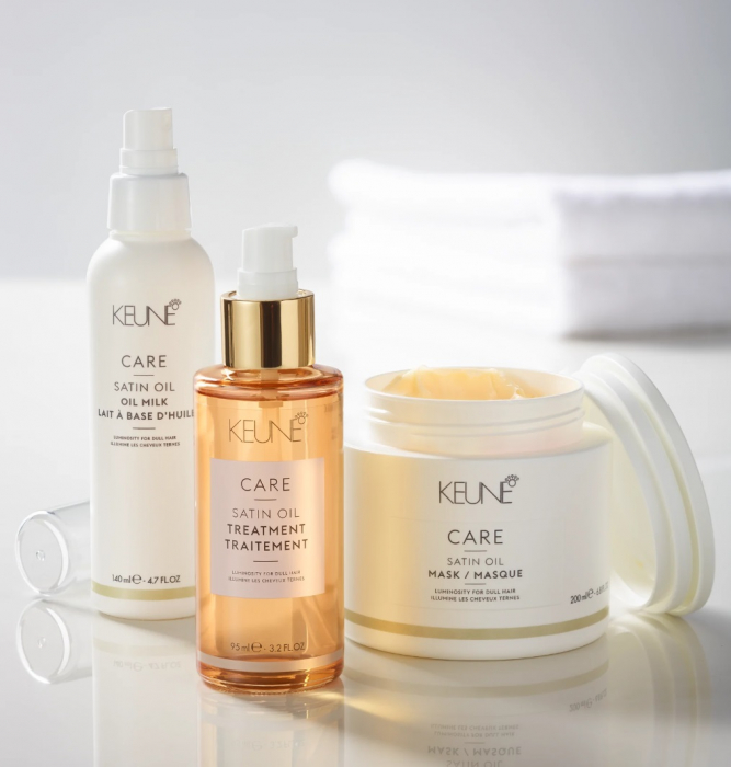 Ulei tratament pentru par uscat si degradat Keune Care Satin, 95 ml [5]