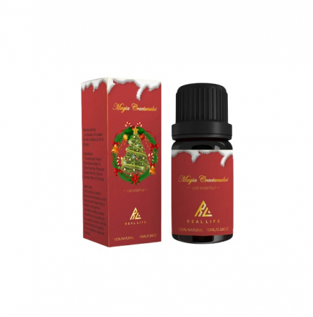 Amestec de uleiuri esentiale Real Life Magia Craciunului, portocala, brad, scortisoara, 10 ml [1]