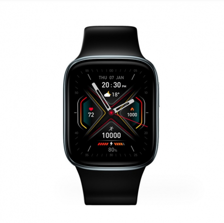 Ceas SmartWatch, J-Style 2166, 1, 78” AMOLED, 368x448px, 326ppi, SpO2, temperatura corpului, ECG, monitorizare HRV si stres, Wi-Fi, GPS, redare MP3, ecran tactil, e-mail, control prin aplicatie, IP68, [2]