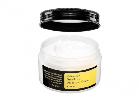COSRX Advanced Snail 92% All In One Cream - crema de fata profesionala cu extract de melc hidratanta care hraneste si calmeaza tenul, 100g [2]