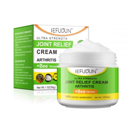 Crema cu venin de albine pentru calmarea durerilor articulare, Sefudun, cu vitamina K2, extract de arnica, reduce inflamatia, imbunatateste circulatia sangelui, 30g [1]