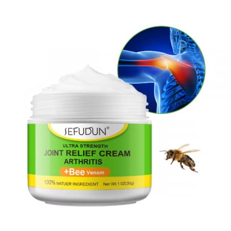 Crema cu venin de albine pentru calmarea durerilor articulare, Sefudun, cu vitamina K2, extract de arnica, reduce inflamatia, imbunatateste circulatia sangelui, 30g [4]