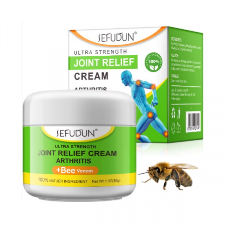 Crema cu venin de albine pentru calmarea durerilor articulare, Sefudun, cu vitamina K2, extract de arnica, reduce inflamatia, imbunatateste circulatia sangelui, 30g [5]