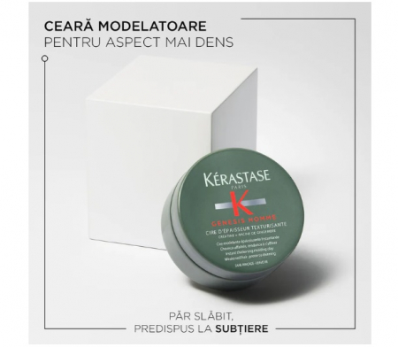 Kerastase Genesis Homme - ceara modelatoare pentru barbati si par uscat - 75 ml [2]