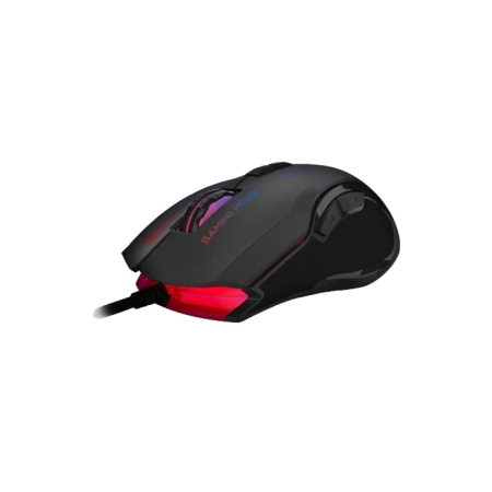 Mouse gaming GX38, optic, 6 butoane programabile, ergonomic, cu fir, 7200 dpi, acceleratie 20G, ambidextru RGB, USB2.0, negru [5]