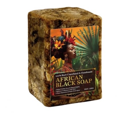 Masca fata si plasturi pentru curatarea tenului - Sapun Elaimei lucrat manual, pentru luminare, reduce petele intunecate, imperfecțiunile și acneea, tratament organic, hidrateaza, hraneste  și curata tenul, 100g