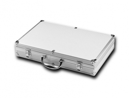 Set 30 accesorii gratar din otel inoxidabil Meige, calitate superioara, geanta transport din aluminiu, manusa, sort impermeabil, termometru 47x45.5x30cm [2]