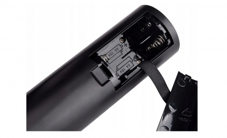Set deschizator sticla cu tirbuson electric, dop vacuum, palnie, cutter folie, suport, negru [4]