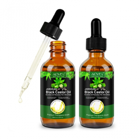 Ulei esential de ricin, Aliver, stimulează creșterea, întărește si previne ruperea părului, previne vârfurile despicate,hraneste, hidrateza parul, pielea si unghiile, 60ml [4]