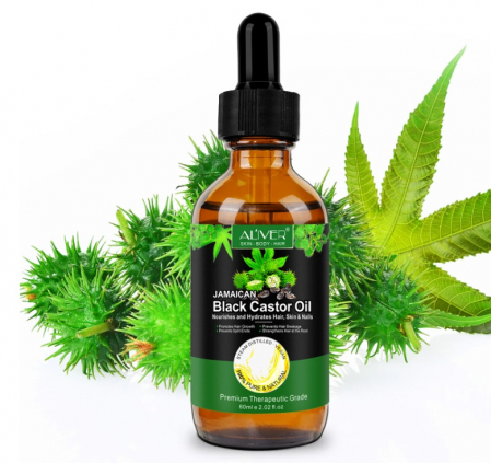 Ulei esential de ricin, Aliver, stimulează creșterea, întărește si previne ruperea părului, previne vârfurile despicate,hraneste, hidrateza parul, pielea si unghiile, 60ml [2]