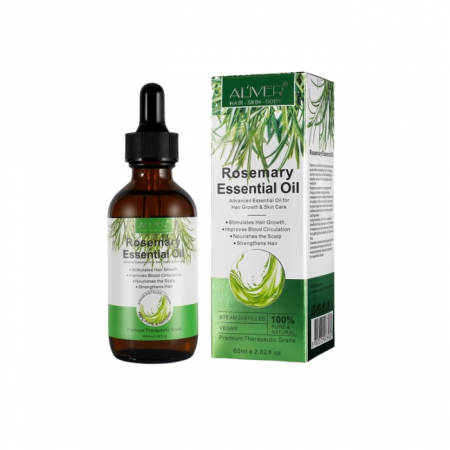 Ulei esential de rozmarin, Aliver, aromaterapie, echilibru hormonal, imbunatatirea circulatiei sangelui, ingrijirea parului, 60ml [2]