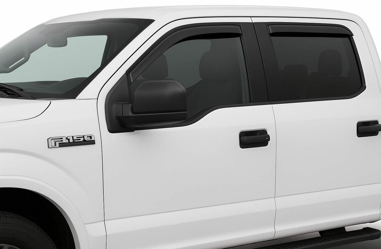 Set  Paravanturi auto de vant pentru geamuri fata si spate pentru FORD F150 SuperCrew / Crew Cab 4 usi 2015-2024 [1]