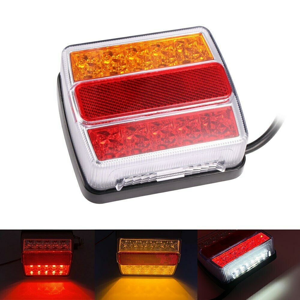 Set de stopuri LED cu 5 funcții 12V cu magnet și cablu 7,5m pentru remorci, platforme, rulote și altele. [2]