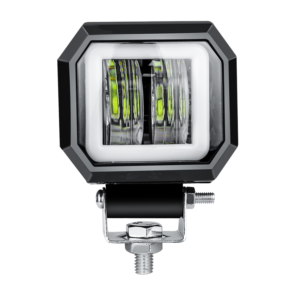Electronice si electrice auto - Proiector Led, 7D Optic, 20W, 12V-24V, 7.6cm, pentru Atv, Jeep , Motor, Spot