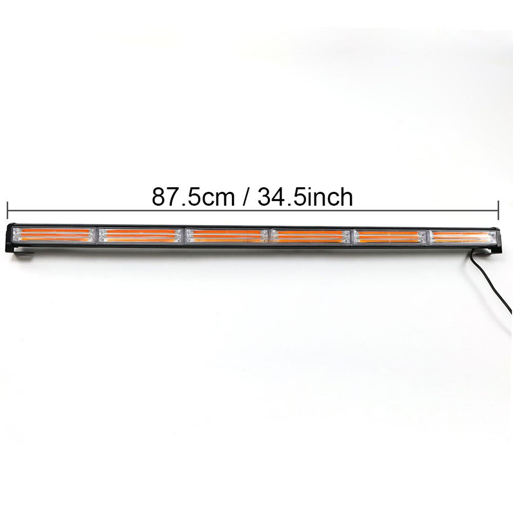 Girofar LED lumina galbena  12-24V, 108W, 90 cm [4]