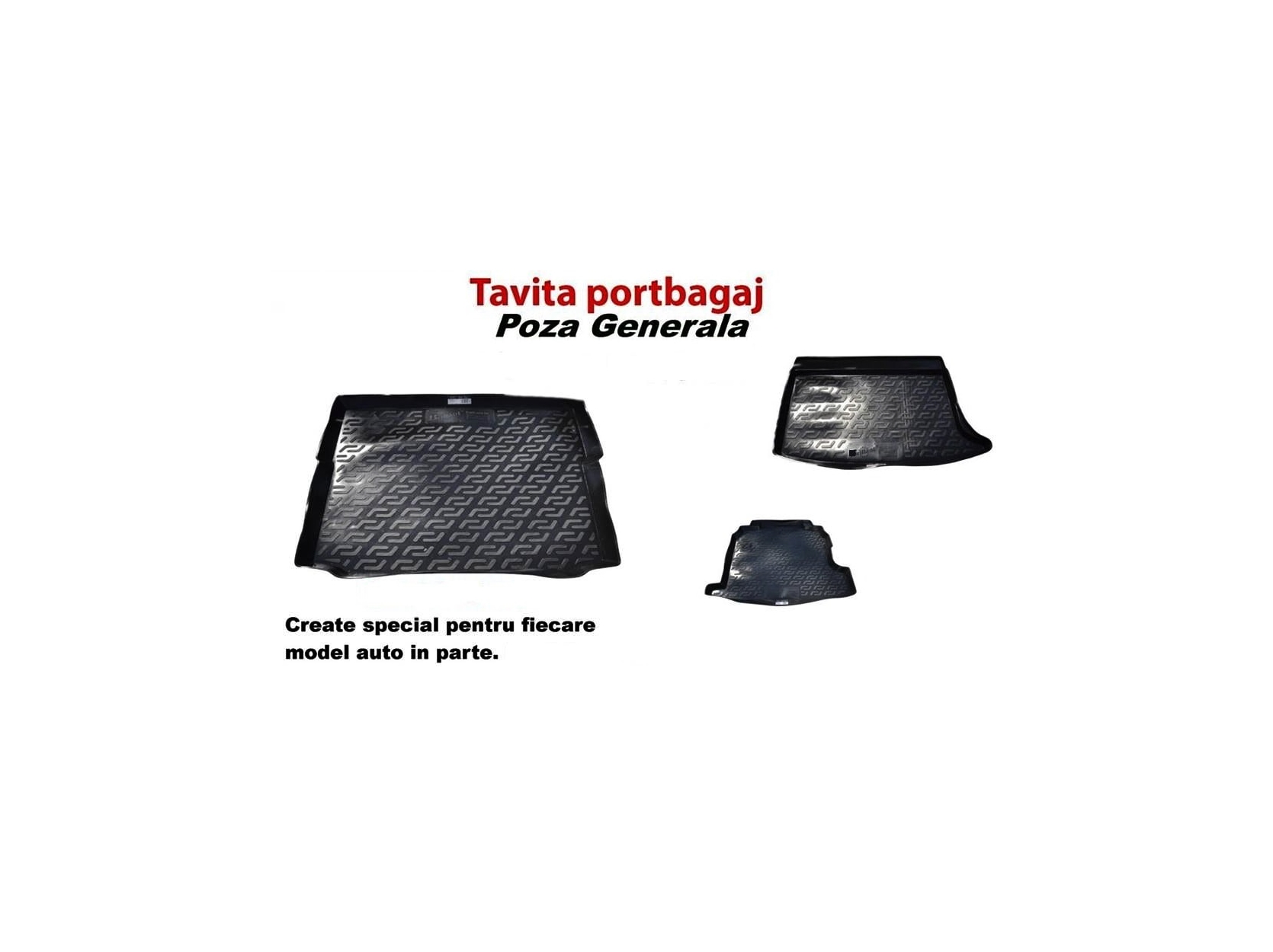 Covor portbagaj tavita VW Touran II 2015-2020 [1]