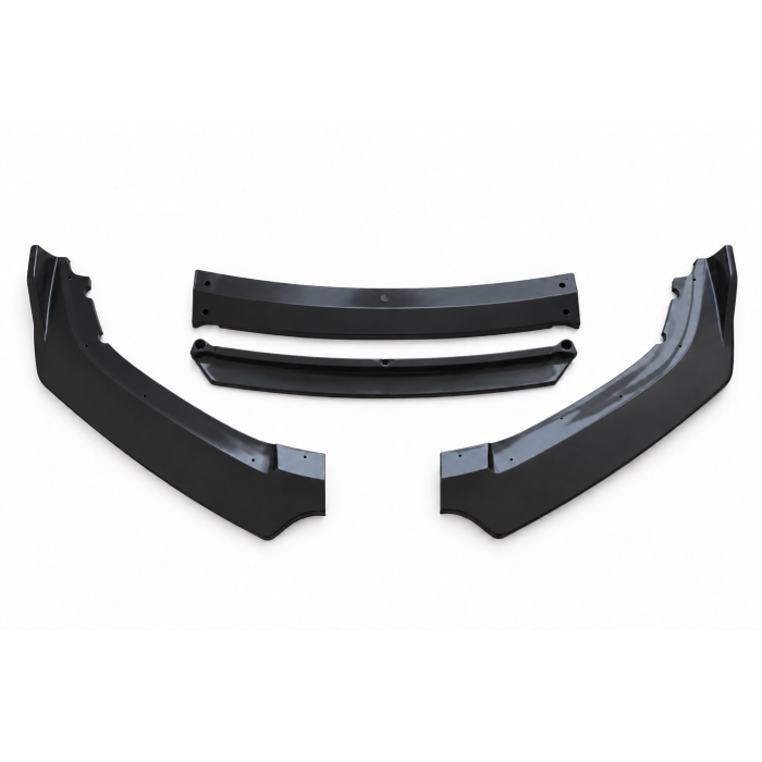 Prelungire Bara Fata Universala, Lip Spoiler Auto Tuning, 4 Piese, ABS, Negru Lucios, 180 cm [5]
