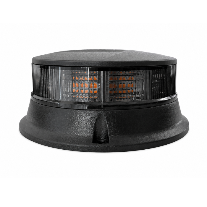 Girofar LED Stroboscopic Portocaliu Fumuriu, 36 LED, 19W, 12-24V, 7 Moduri de Avertizare, ECE R65/R10, E9, IP67, Diametru 108 mm [3]