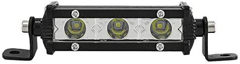 Set 2X Led Bar Proiector  11cm, 9W, 3 LED, 12V / 24V, Spot Beam [7]