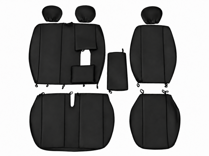 Set Huse din Piele Ecologica pentru Mercedes Sprinter W906 2006-2018 – Negru [6]