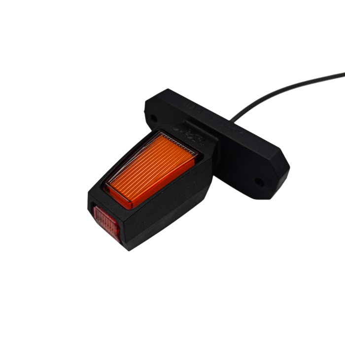 Set de lumini de gabarit LED cu 3 poziții - Galben Roșu 90 mm 12V-24V [4]