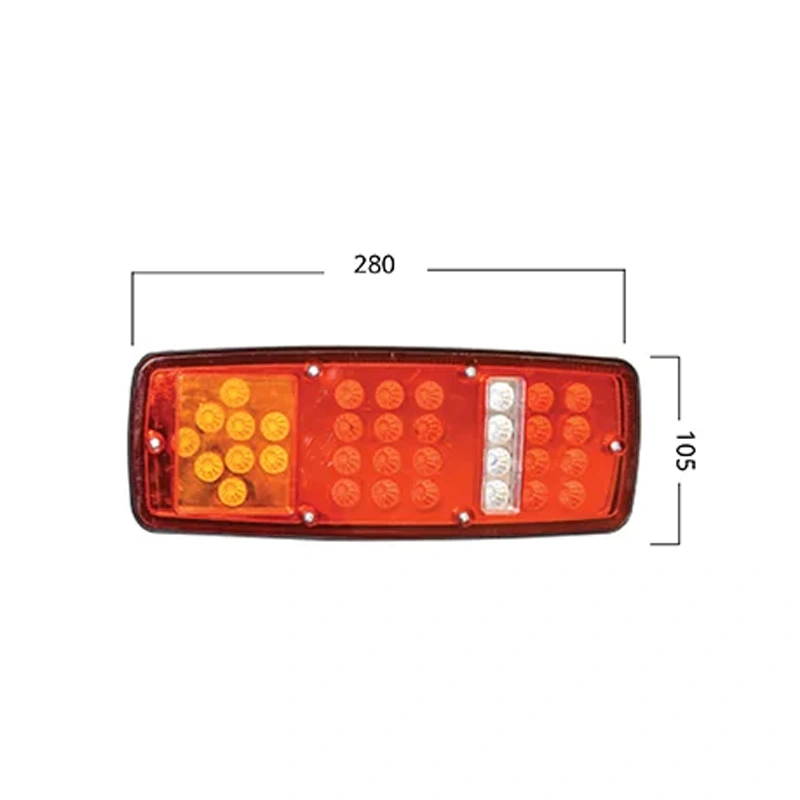 Set lampi camion camion  spate cu LED 280x105, 24V [3]