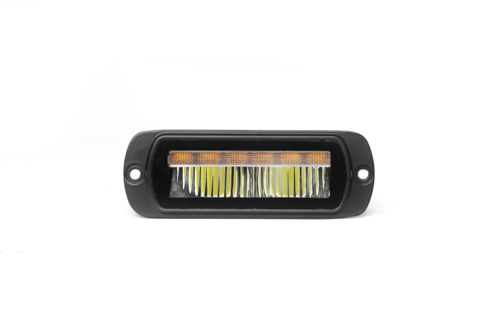 Proiector LED multifunctional / lampa de lucru cu DRL alb si lumina de avertizare R65 – pentru incastrare 4 functii IP65/67K - 12–24V [4]