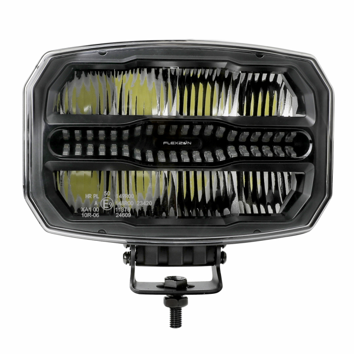 Proiector LED auxiliar halogen 12-24V, 175W, 11000 lm, DRL portocaliu/alb si lumina de avertizare cu 4 moduri, E-mark IP67/69K [3]