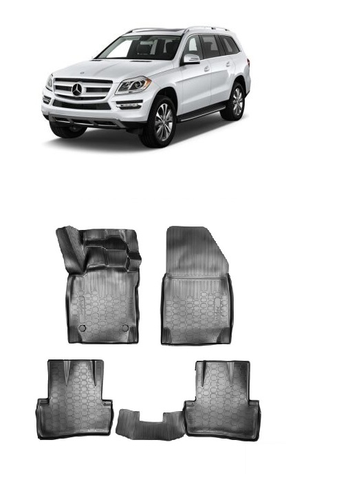 Covorase cauciuc tip tavita MERCEDES-BENZ GL (X166) (2012-2016) [1]