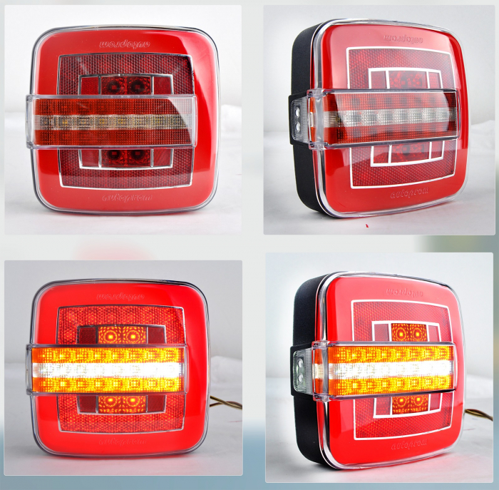 Lampa stop patrata LED SMD  24V [1]