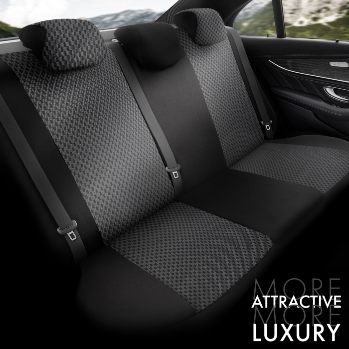 Set huse scaune premium piele si textil [4]