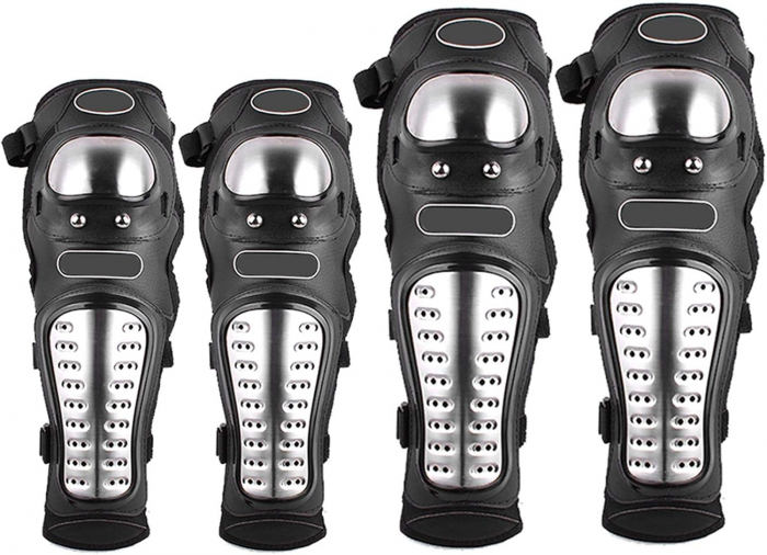 Set 4  Genunchiere și cotiere de protecție întărite pentru motocicletă [4]