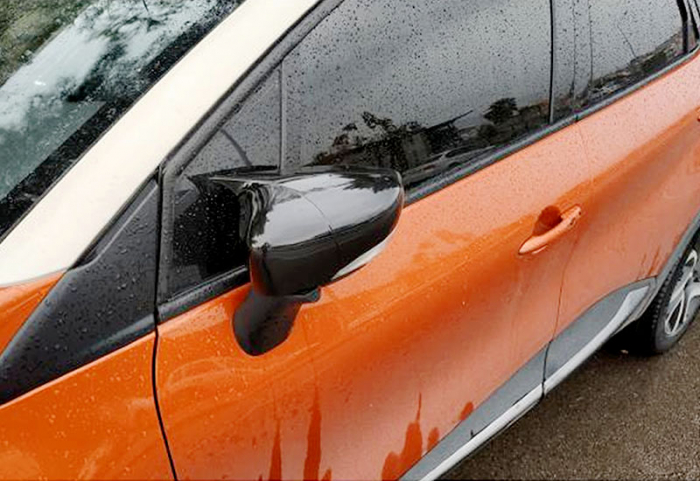 Capace oglinda tip BATMAN  RENAULT CAPTUR (2013-2019) negru lucios [3]