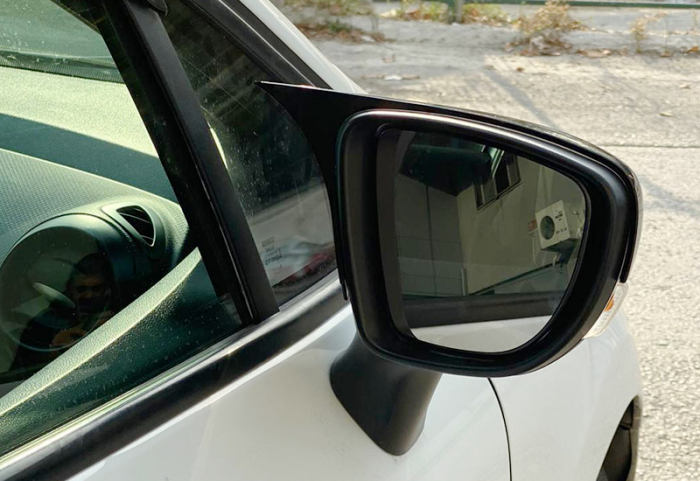 Capace oglinda tip BATMAN compatibile RENAULT CLIO (2012-2019) negru lucios [2]