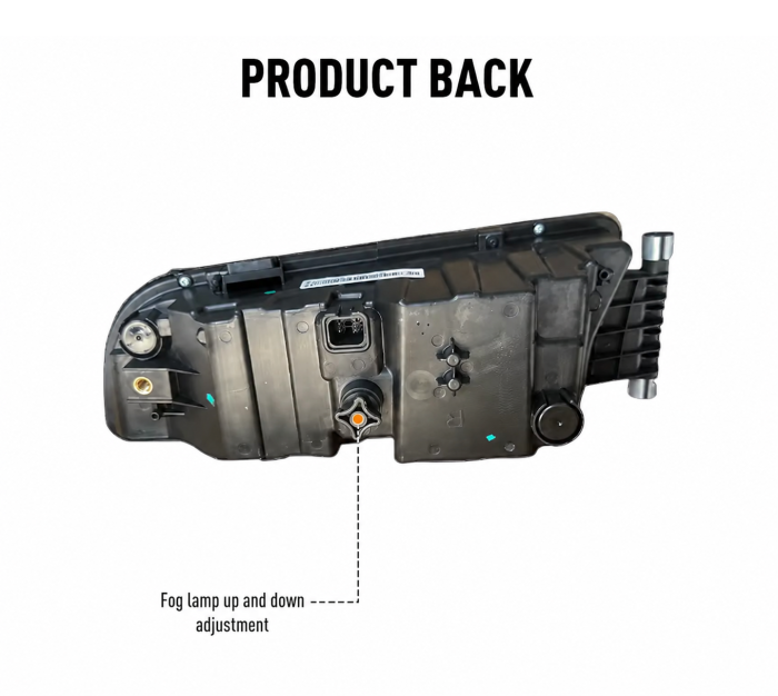 Proiectoare de ceață LED cu fază lungă pentru MAN TGX / TGS / TGL 24V - Lentile duble OEM 81251016521 / 81251016522 [3]