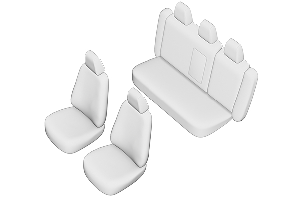 Set huse scaune dedicate AUDI A-4 (B5) 1994-2001 (BANCHETA FRACTIONATA) [2]