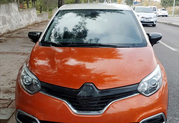 Capace oglinda tip BATMAN  RENAULT CAPTUR (2013-2019) negru lucios [2]