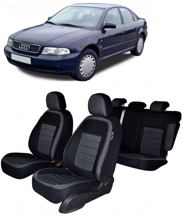 Set huse scaune dedicate AUDI A-4 (B5) 1994-2001 (BANCHETA FRACTIONATA) [1]