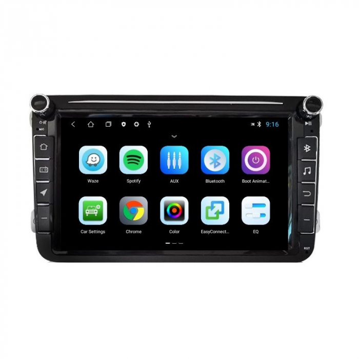 Navigatie  Android dedicata Skoda Octavia II 2004 - 2013, 1GB RAM, Radio GPS Dual Zone, Display HD 8" Touchscreen [3]