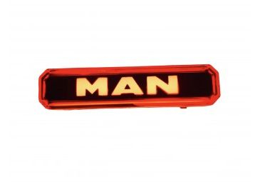 Lampa gabarit cu LOGO NEON Rosie MAN 12-24V [3]