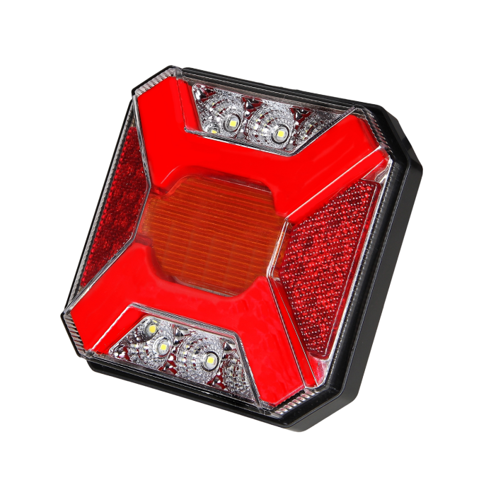 Set lumini de stop LED cu 4 funcții pentru remorcă / autoutilitară - marker neon, stop, semnalizare, marșarier, 12V [3]